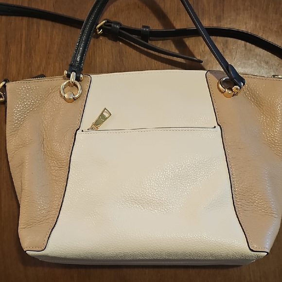 Coach Kacey Satchel TriColor Shoulder Bag - Picture 3 of 5